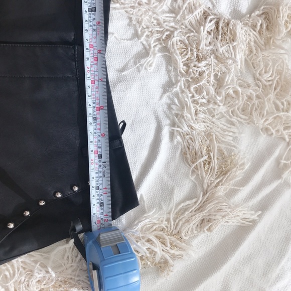 F21 Studded Faux High Waisted Leather Shorts 💕💕 - Picture 4 of 5
